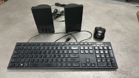 Computer Keyboard, Mouse, Speaker 