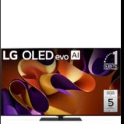 LG 65-Inch Class OLED evo G4 Series Smart TV 4K Processor Flat