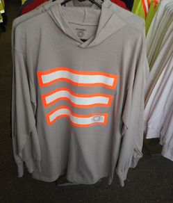 High Visibility Safety Long Sleeve Shirt with Hoodie