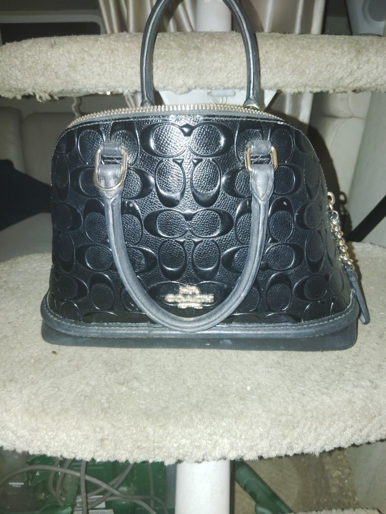 Mini Black Coach Purse 