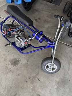 Mini Bike On GTS Drag Frame