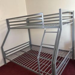 Bunk Bed. Metal Frame. Kids Bed. 