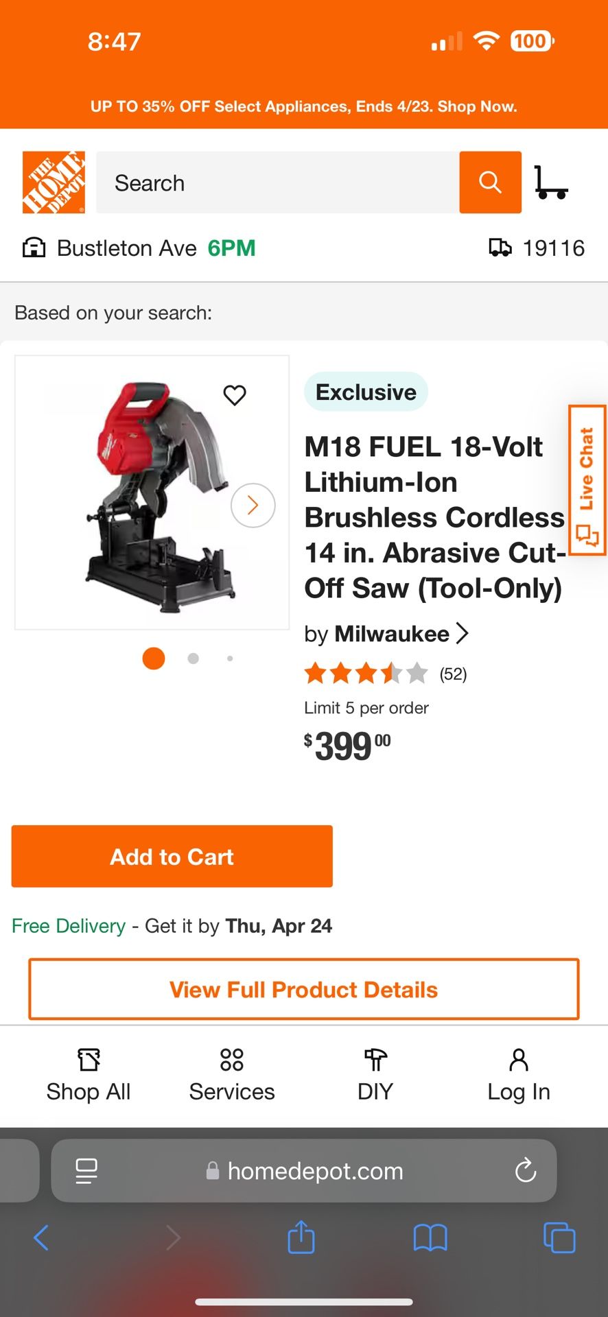 M18 FUEL 18-Volt Lithium-Ion Brushless Cordless 14 in. Abrasive Cut-Off Saw (Tool-Only)