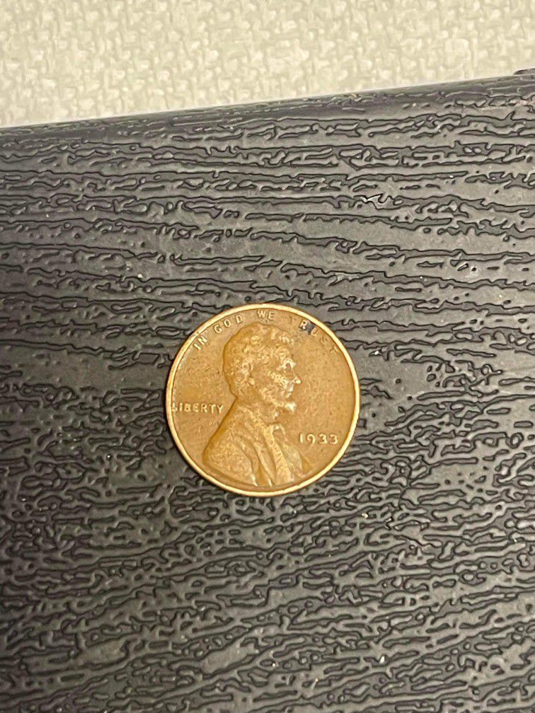 1933 No Mint Mark Bronze Wheat Penny 