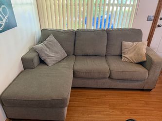 Couch with chaise