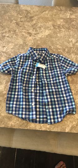 the children place boy button down shirt
