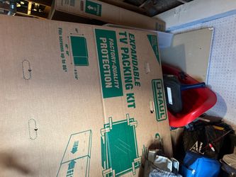 U-Haul tv boxes
