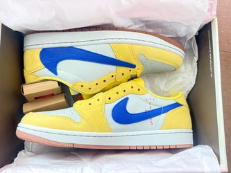 Air Jordan 1 Travis Scott Canary 12.5 Women 11 Men