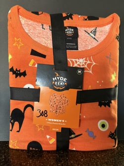 Halloween Women’s 2 Piece Family Sleep Set Pajamas Size Medium- Hyde And Eek Boutique - Brand New!