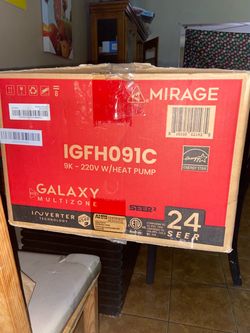 Mirage Galaxy Multizone 9K BTU Mini Split Heat Pump