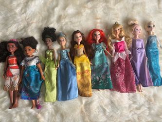 Disney Princess Doll Collection – Set of 9