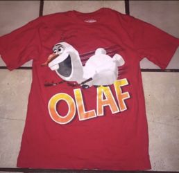 Disney Frozen Olaf boys tshirt. Size M (7-8). Great condition.
