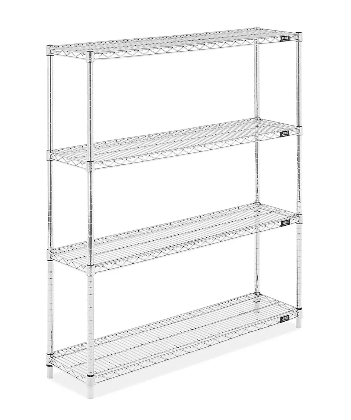 6’ & 5’ Tall X 4’ Long X 18” Deep Metal Shelves