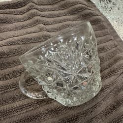 Glass Punch Bowl Cups