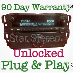 UNLOCKED 2011-2012 GMC Acadia Radio Receiver AM FM CD Aux Input (contact info removed)1 GM140AU