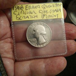 1968 Error Type Quarter