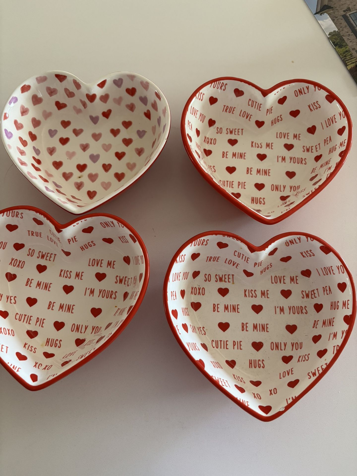 Small Heart Bowls