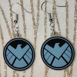 Marvel SHIELD Fan Art Earrings 