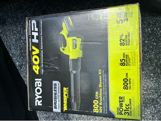 RYOBI 40V Blower 800 CFM