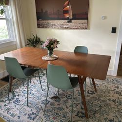 West Elm Mid Century Extendable Dining Table