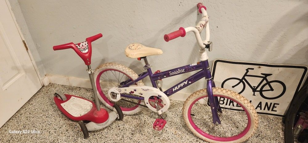 🔥🚲Huffy 18 in. Sea Star Girl Bike, Metallic Purple
(Just The Bike)(BEST OFFER TAKE IT HOME NOT FREE🔥🚲🔥