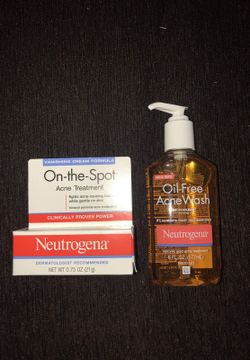 7.00 set neutrogena acne treatment