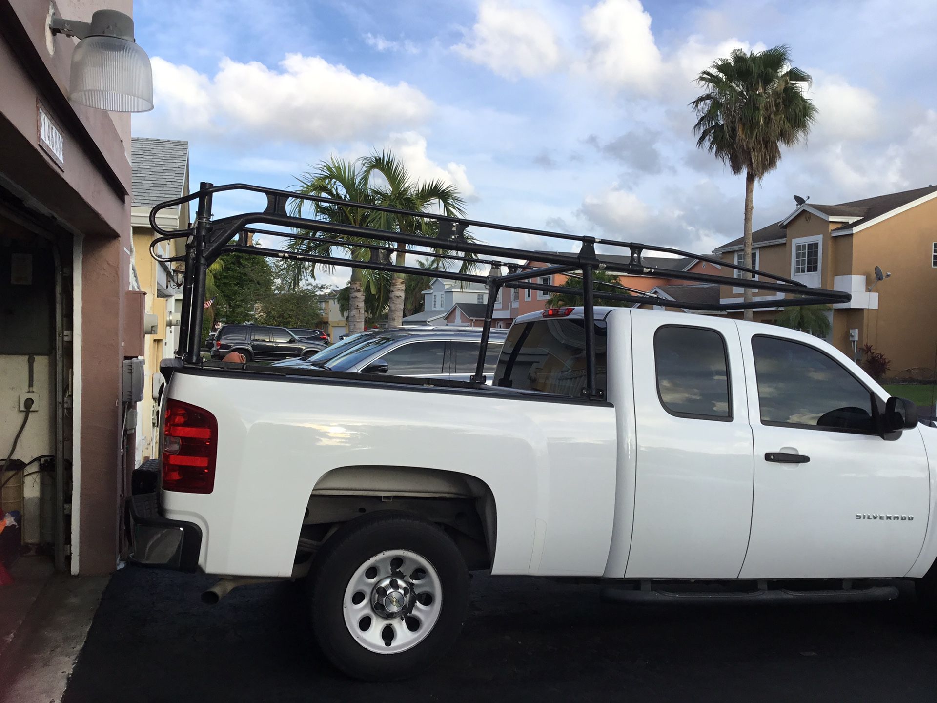 Aluminum ladder rack of my #ilverado clamps down paid $1200 2 yrs ago