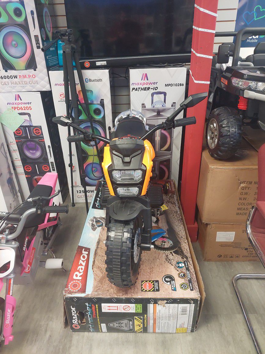Kids Electric Bike Available With Cash Deal $ 199 