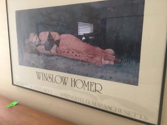 WINSLOW HOMER PICTURE 35 by 20 INCHES