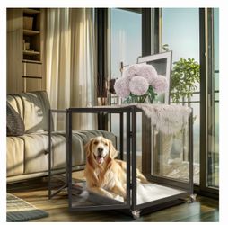 Tucker Murphy Pet Tempered Glass Dog Crate