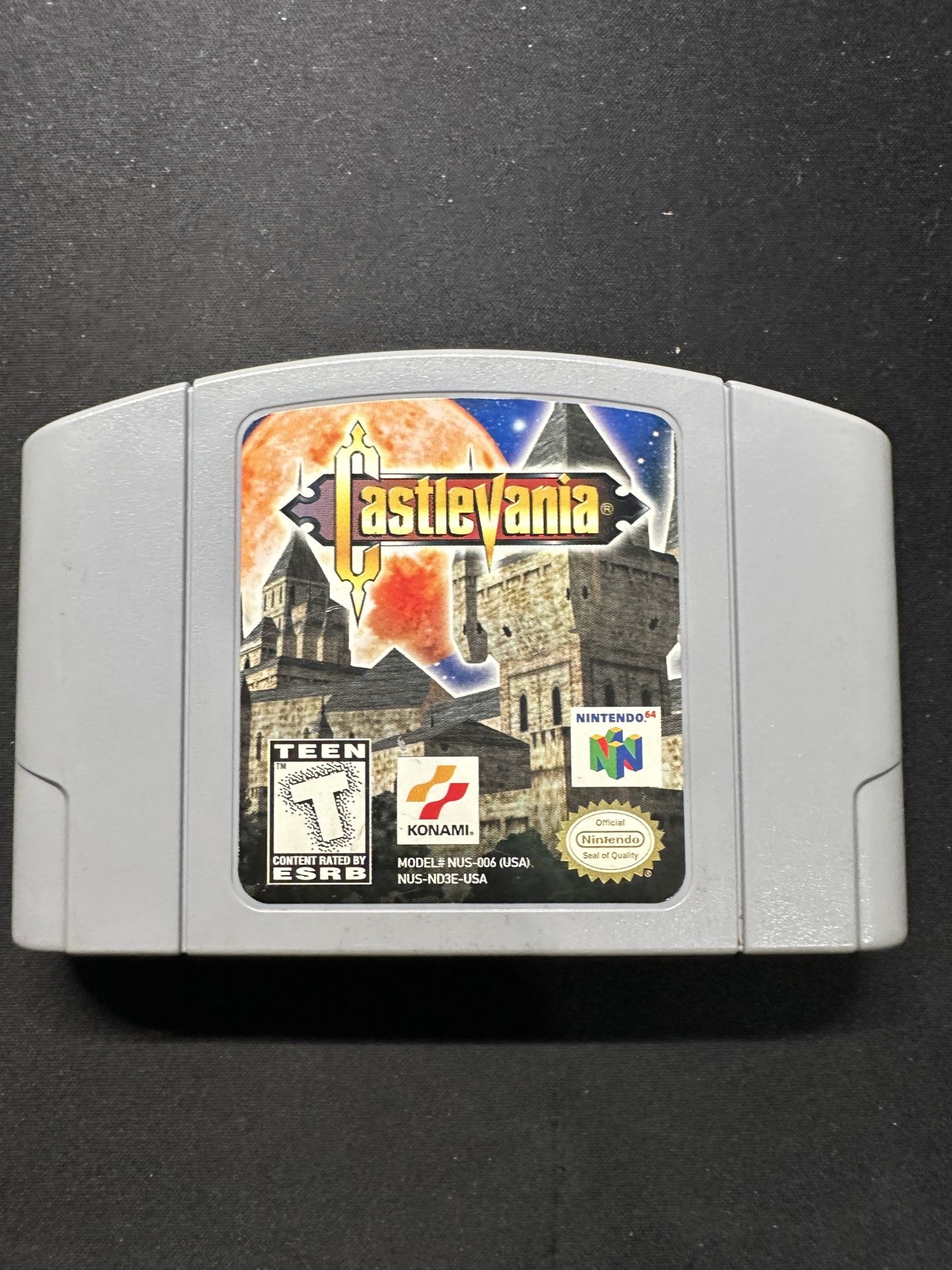 Castlevania 1999 Nintendo 64 N64 Video Game Cartridge Only Authentic TESTED