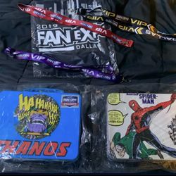 Spider-Man thanos fan expo 2018 collectible lunch boxes