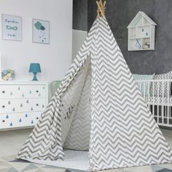 Cotton Blend Canvas Teepee Tent for Kids 