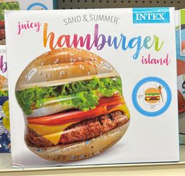 Intex Inflatable Juicy Hamburger Pool Island Pool (NEW)