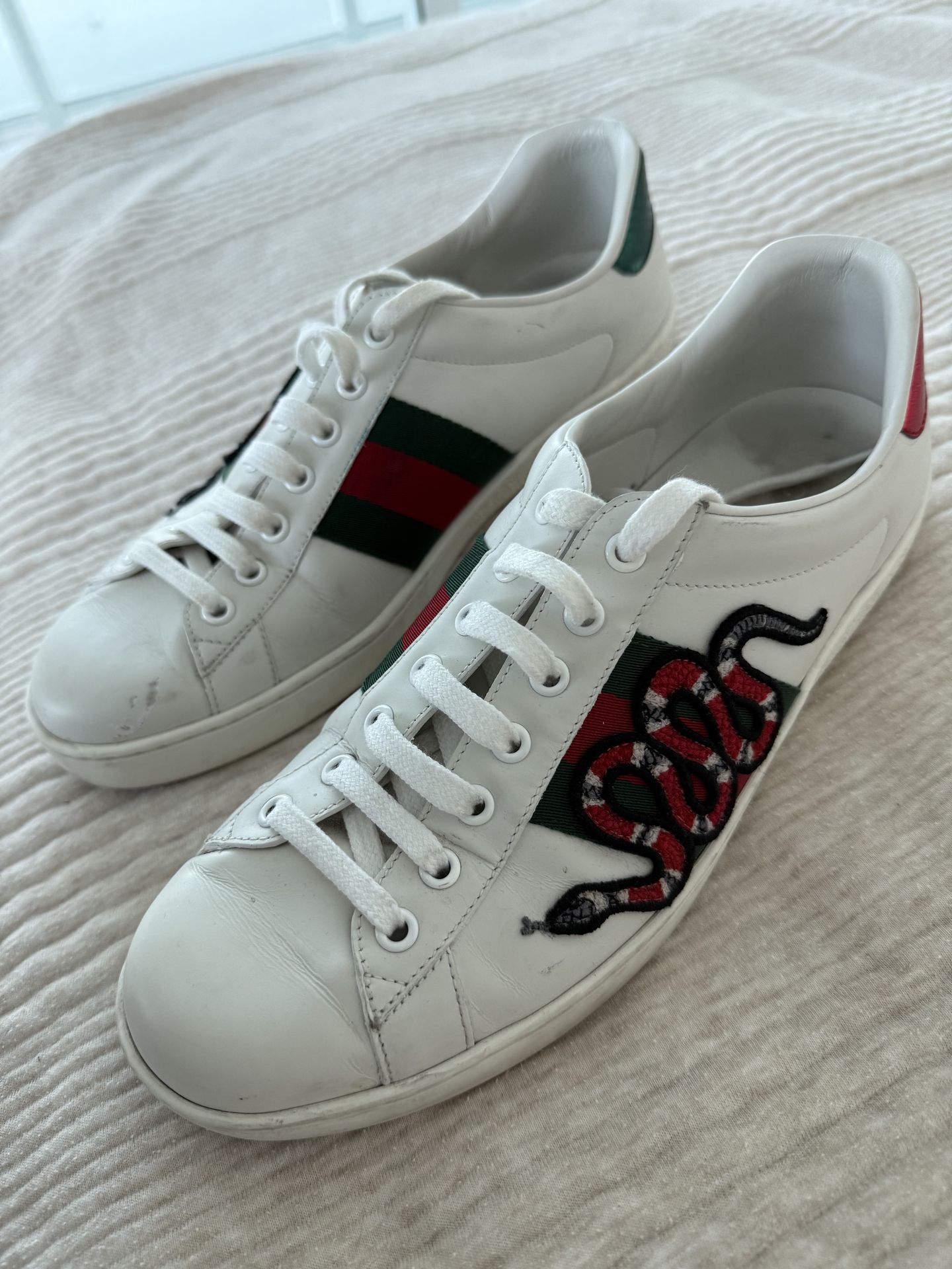 REAL Gucci Ace Bee Sneakers, Men 8