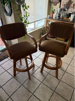 Wood sturdy stools