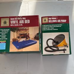 Northwest Territory Queen Size, Heavy Duty, Air Mattress With High Volume Air Pump