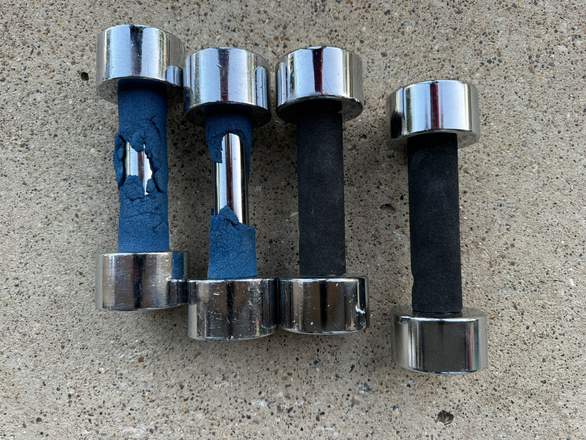 Performax Chrome Dumbbells 5 lbs. Exercise Weight Set Adjustable