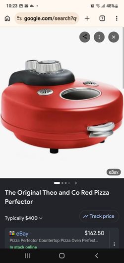 Theo and Co Red Pizza Perfector Countertop Oven