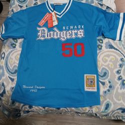 Newark Dodgers Men's Headgear Classics Negro Baseball League Batting Practice Jersey