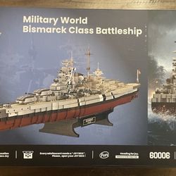 JMBricklayer Military World Bismarck Class Battleship 60006