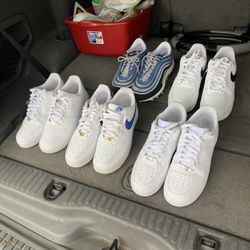 Nike Airforce 1s And 1 Nike Airmax Size 10.5