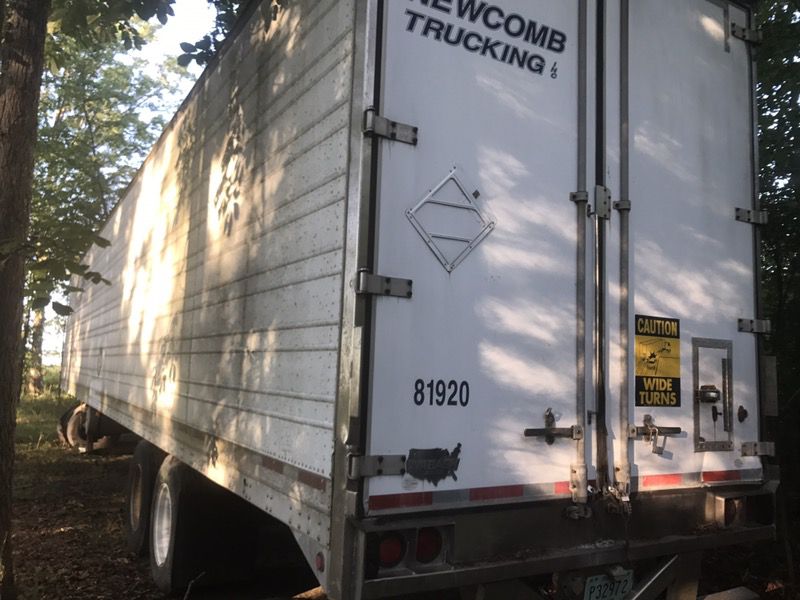 53' storage container truck trailer