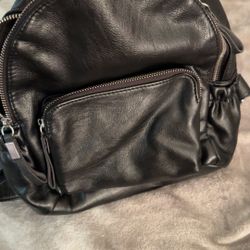 Mine Faux Leather Backpack! So Much Room! 