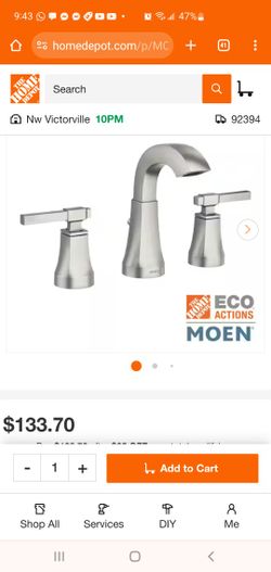 Moen Faucet. New Open Box