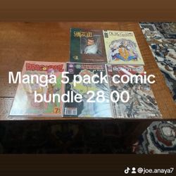 Manga 5 Pack Comic Bundle 