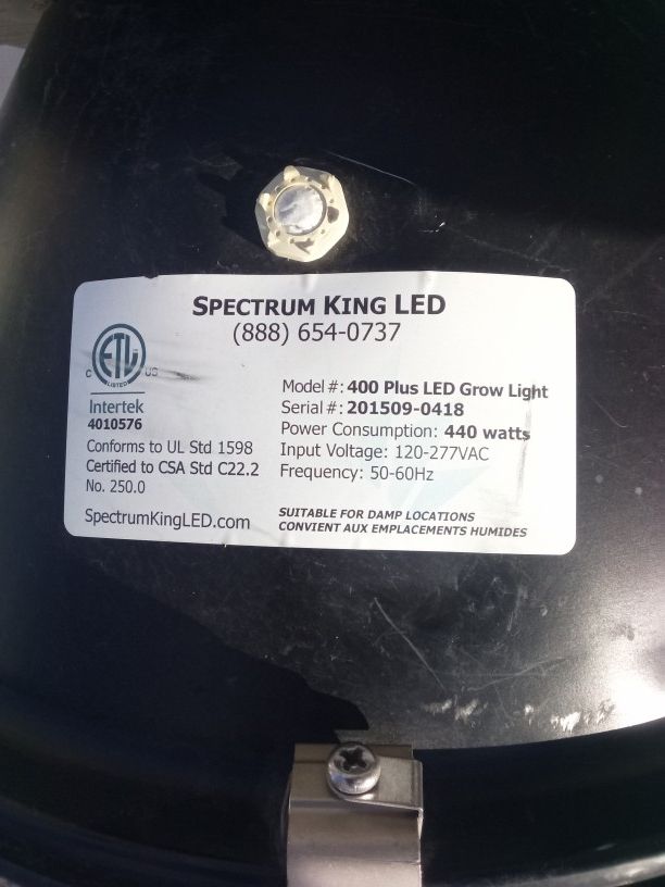 Spectrum King 400 Plus LED Grow Light