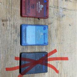 PlayStation 2 Memory Cards 