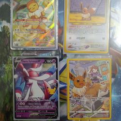 Eevee Rare Card Lot Of 4 