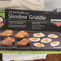 Presto - Slimline Griddle..(New in Box)... (22inch Extra Large)